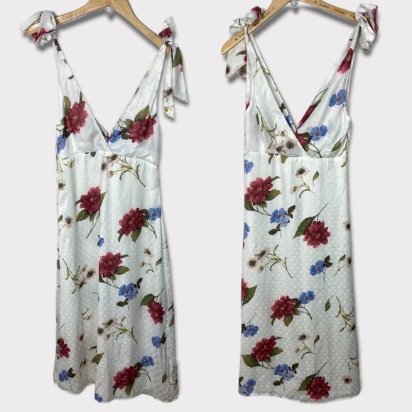 NWT Show Me Your Mumu Silky Arlene Midi Dress Floral Size Small Bohemian Boho S - Picture 3 of 11